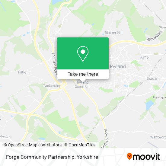 Forge Community Partnership map