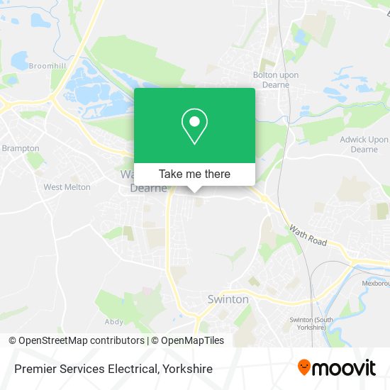 Premier Services Electrical map