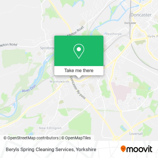 Beryls Spring Cleaning Services map