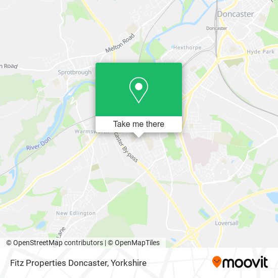 Fitz Properties Doncaster map