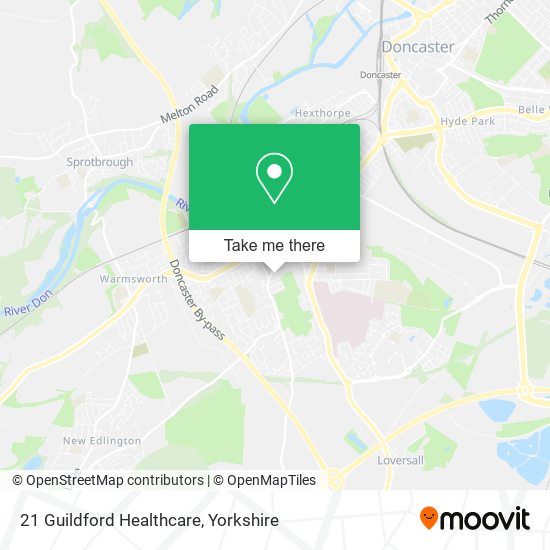 21 Guildford Healthcare map