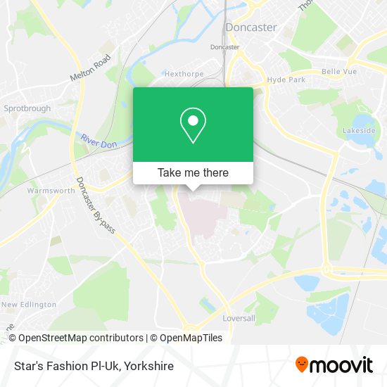 Star's Fashion Pl-Uk map