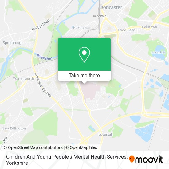 Children And Young People's Mental Health Services map