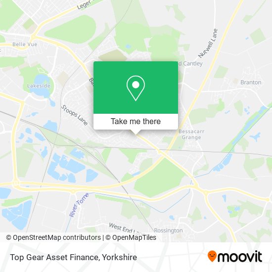 Top Gear Asset Finance map