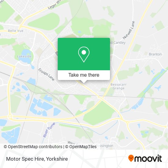 Motor Spec Hire map
