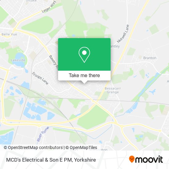 MCD's Electrical & Son E PM map