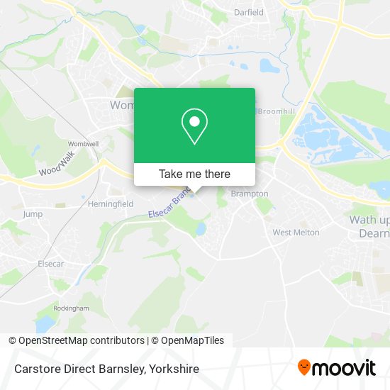 Carstore Direct Barnsley map