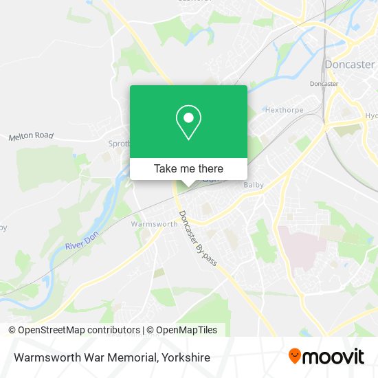 Warmsworth War Memorial map