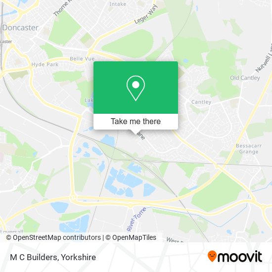 M C Builders map