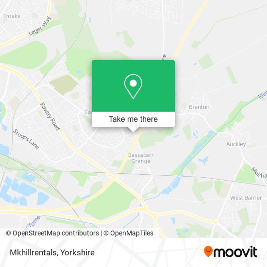 Mkhillrentals map