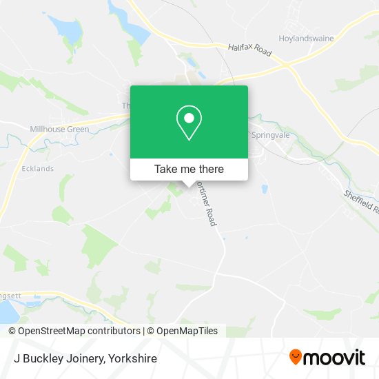 J Buckley Joinery map