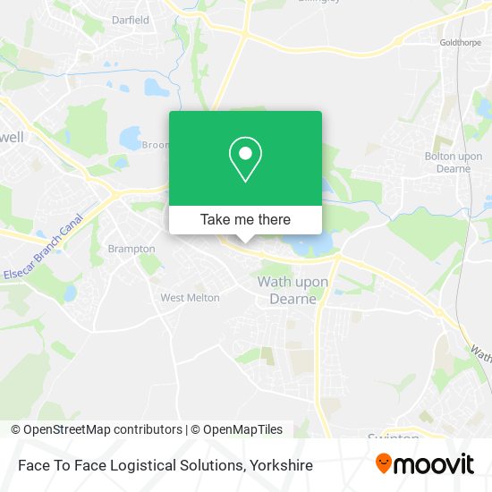 Face To Face Logistical Solutions map