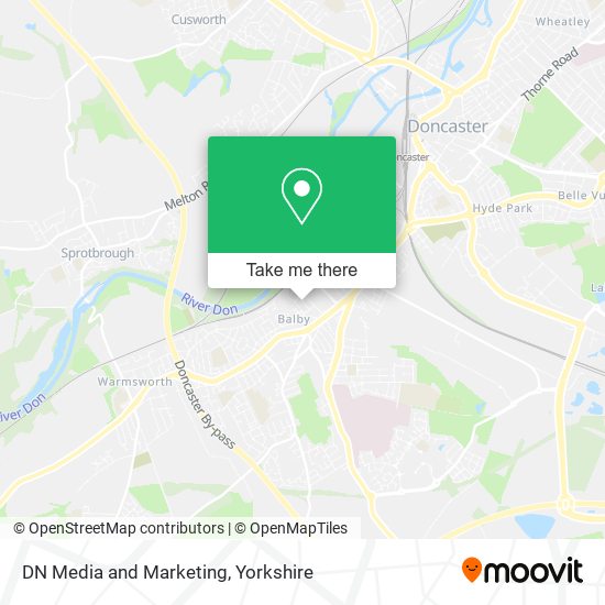 DN Media and Marketing map