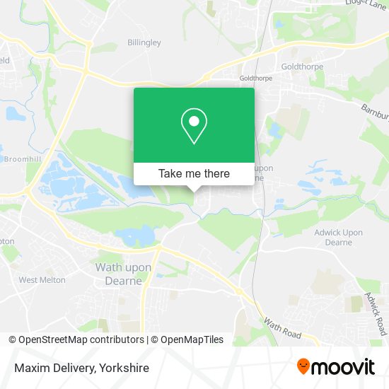 Maxim Delivery map