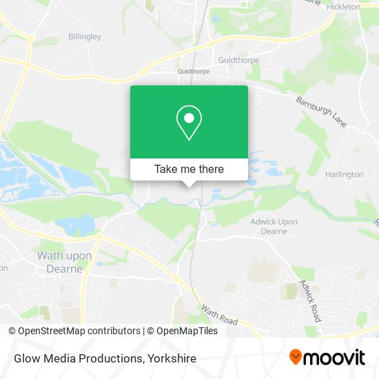 Glow Media Productions map