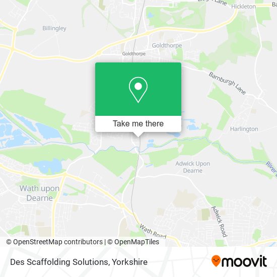 Des Scaffolding Solutions map