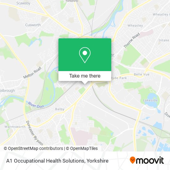 A1 Occupational Health Solutions map