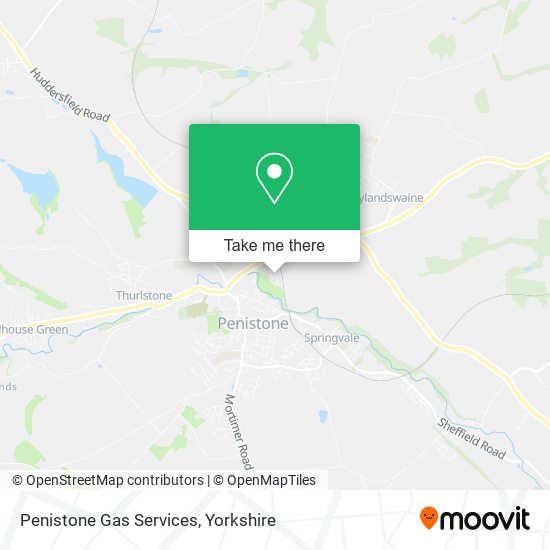 Penistone Gas Services map