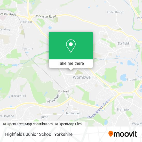 Highfields Junior School map