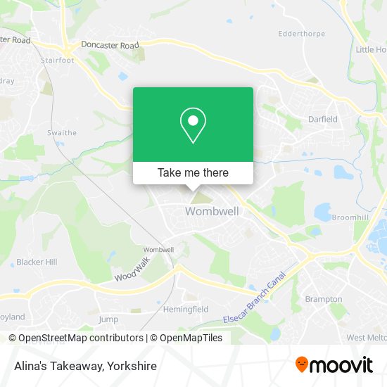 Alina's Takeaway map