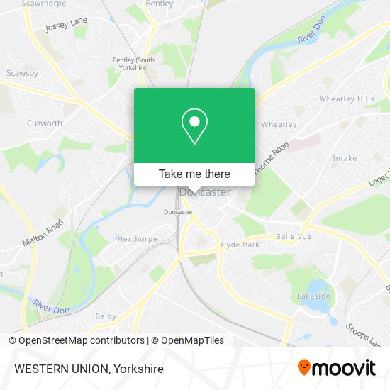 WESTERN UNION map