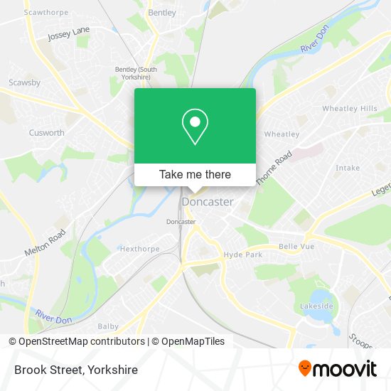 Brook Street map