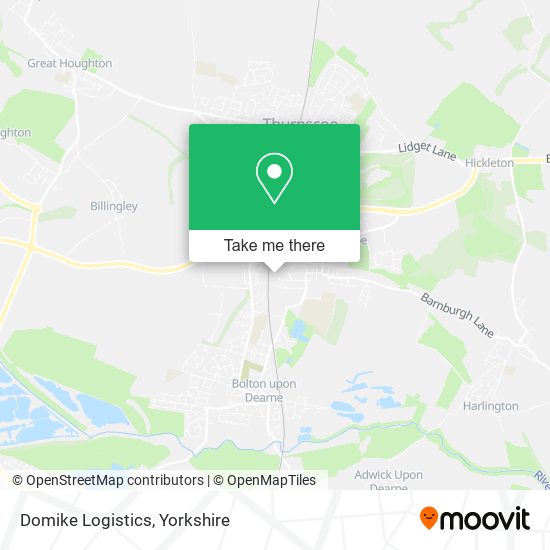 Domike Logistics map