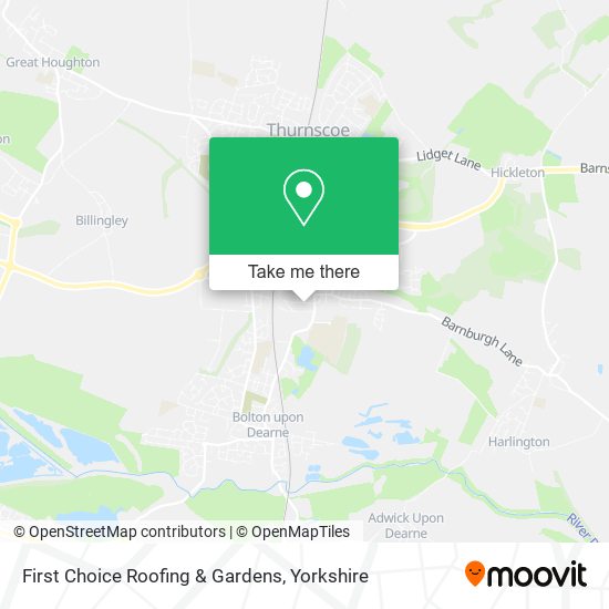 First Choice Roofing & Gardens map