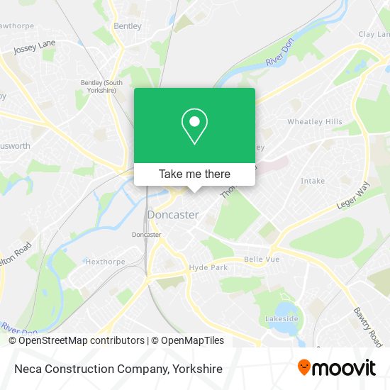 Neca Construction Company map