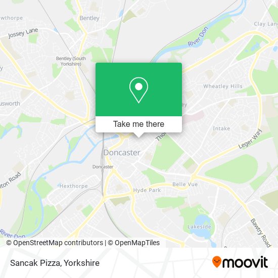 Sancak Pizza map