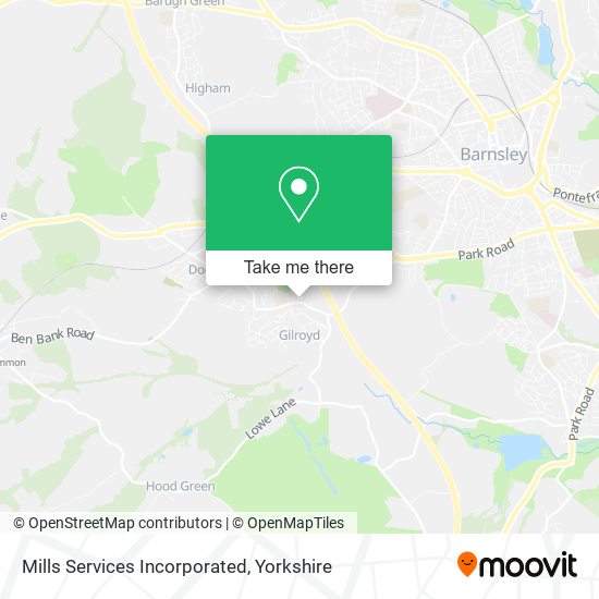 Mills Services Incorporated map