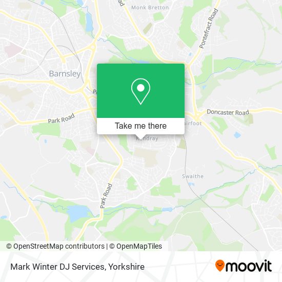 Mark Winter DJ Services map