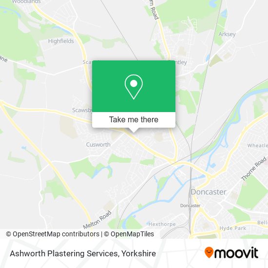 Ashworth Plastering Services map