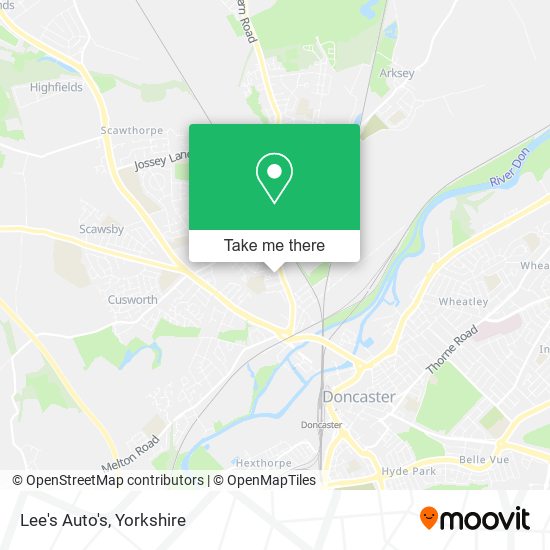 Lee's Auto's map