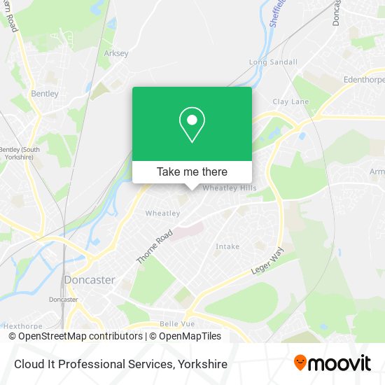 Cloud It Professional Services map