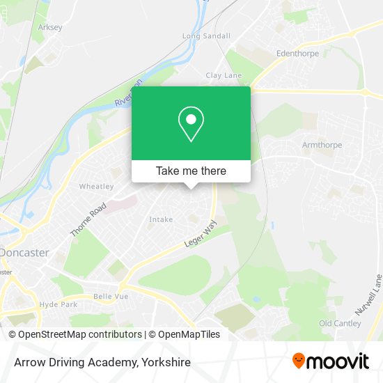 Arrow Driving Academy map