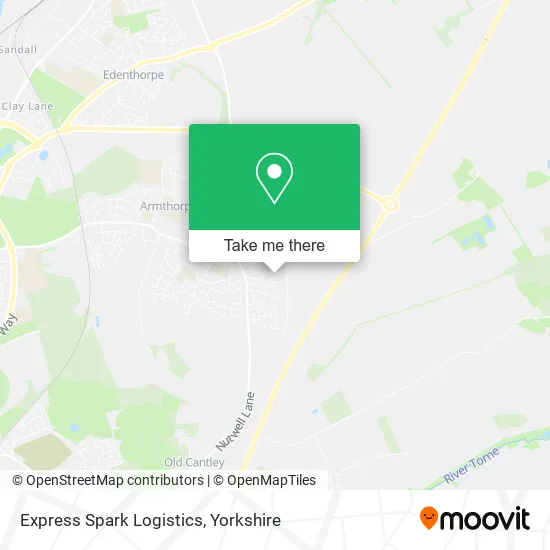 Express Spark Logistics map