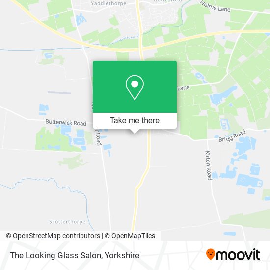 The Looking Glass Salon map