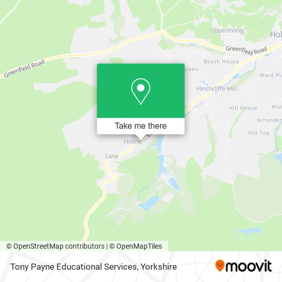 Tony Payne Educational Services map