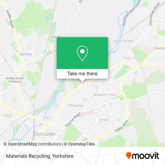 Materials Recycling map
