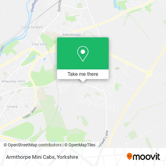 Armthorpe Mini Cabs map
