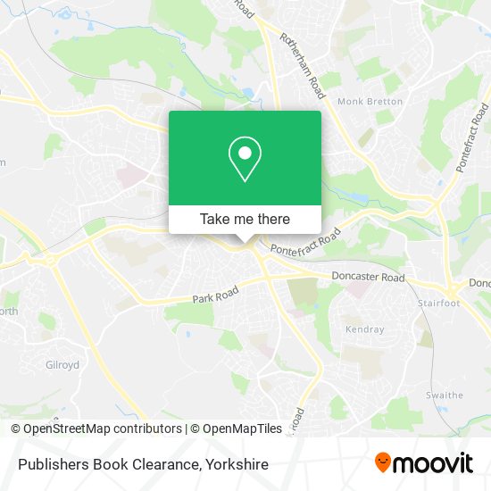 Publishers Book Clearance map