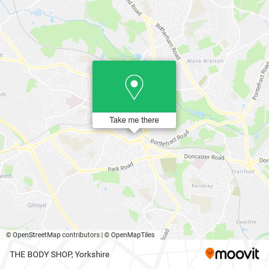 THE BODY SHOP map