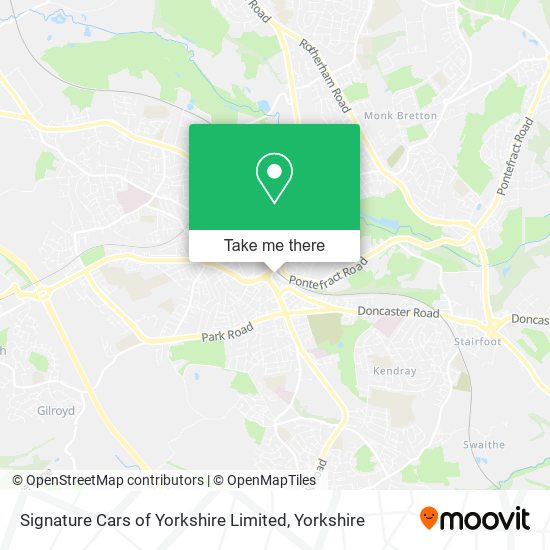 Signature Cars of Yorkshire Limited map