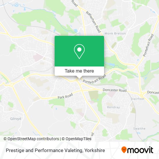 Prestige and Performance Valeting map