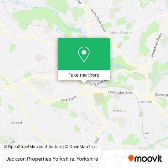 Jackson Properties Yorkshire map