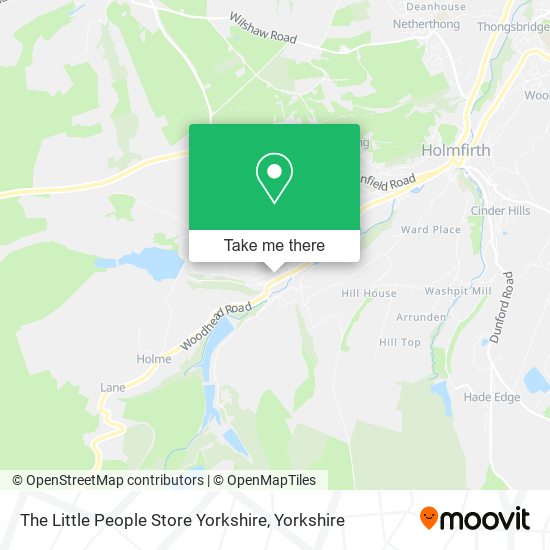 The Little People Store Yorkshire map