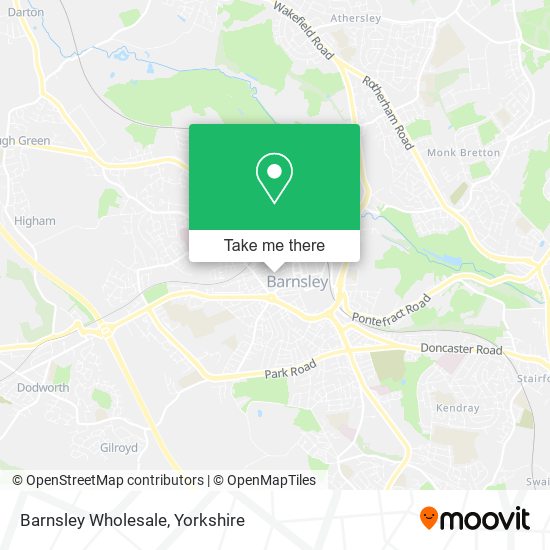 Barnsley Wholesale map