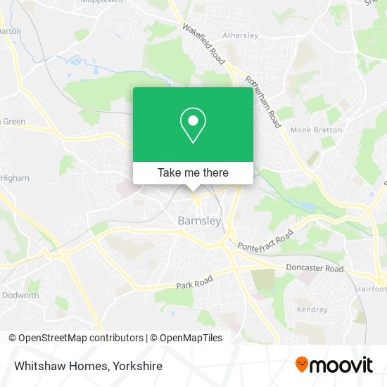 Whitshaw Homes map