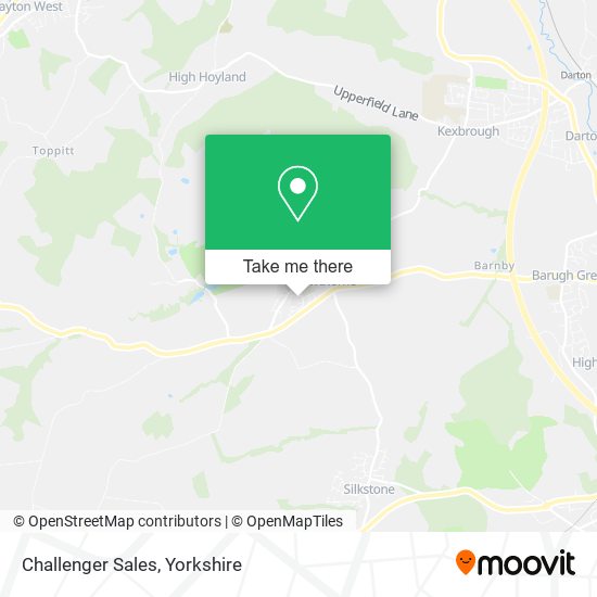 Challenger Sales map